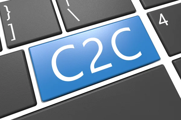 C2C koncept — Stockfoto