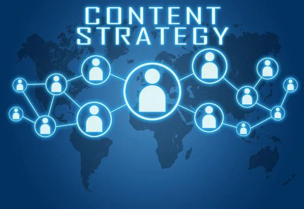 Content-Strategie — Stockfoto