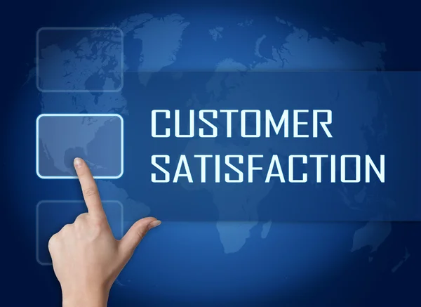 Satisfação do cliente — Fotografia de Stock