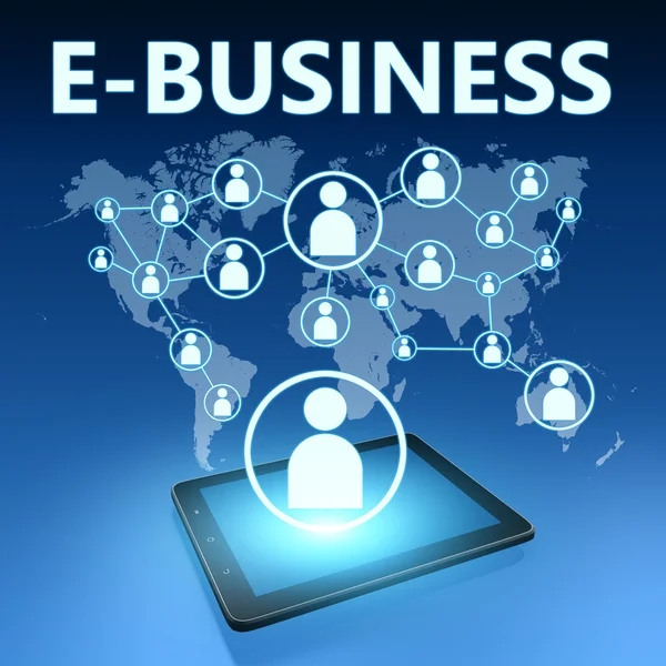 E-negócio — Fotografia de Stock
