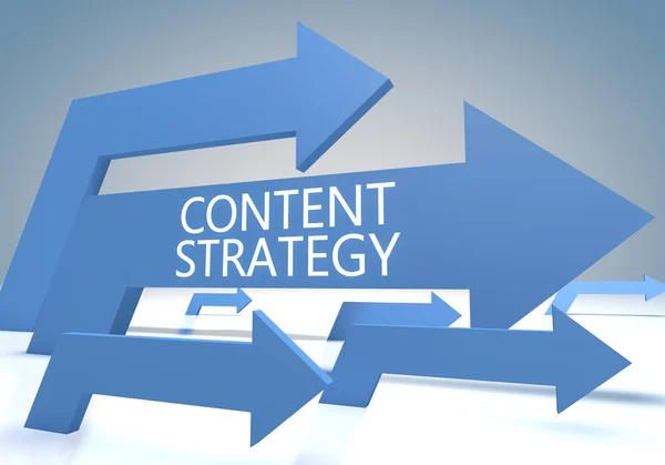 Estrategia de contenido — Foto de Stock