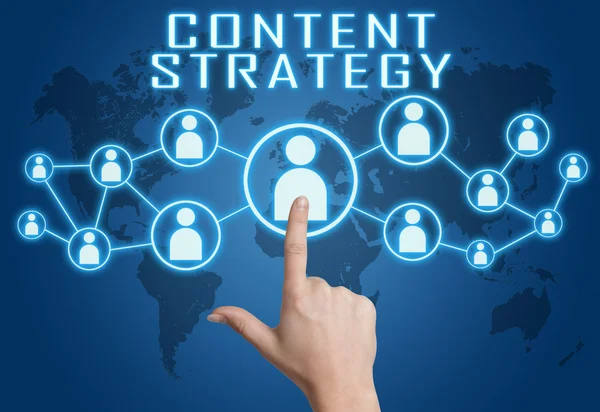 Content-Strategie — Stockfoto