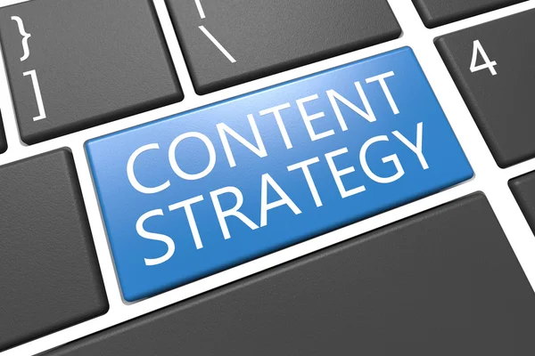 Content-Strategie — Stockfoto