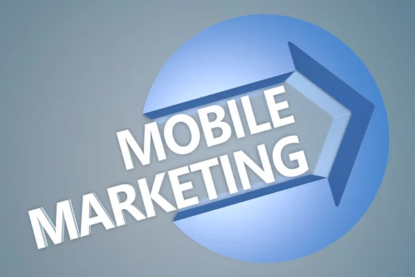 Marketing mobilny — Zdjęcie stockowe