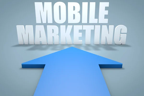 Mobilní marketing — Stock fotografie