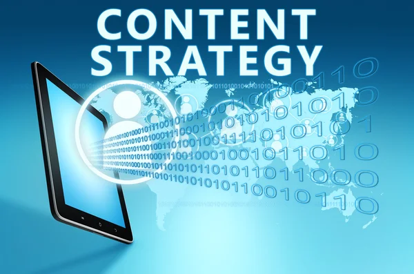 Content-Strategie — Stockfoto