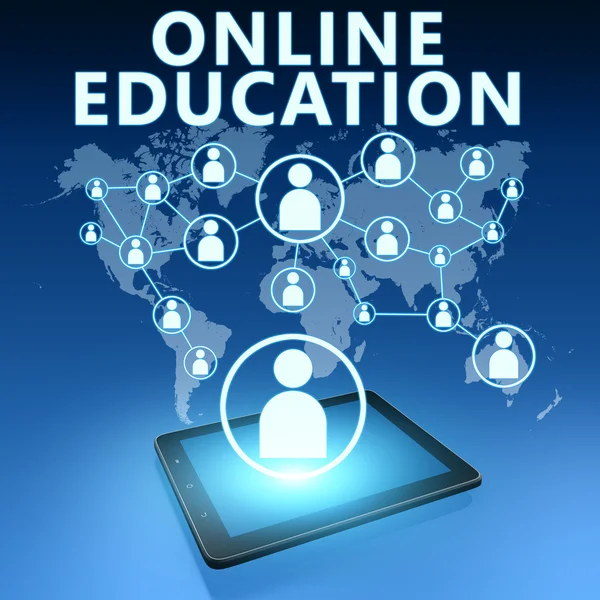 Online oktatás — Stock Fotó