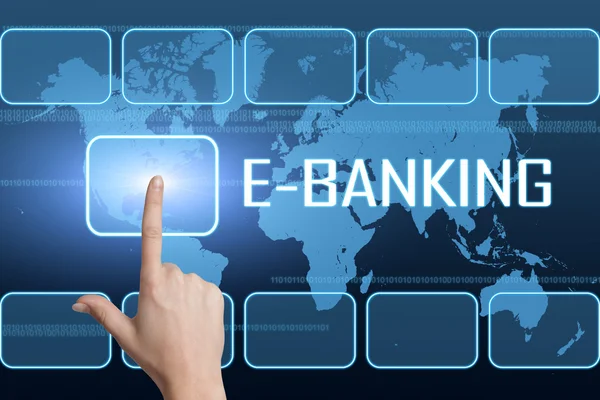 E-Banking — Stockfoto