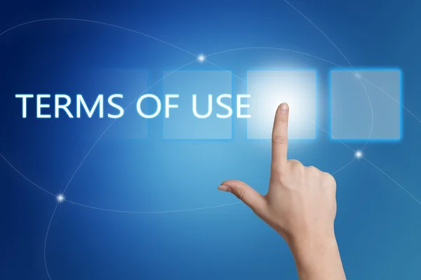 Terms of use — Stock Photo, Image