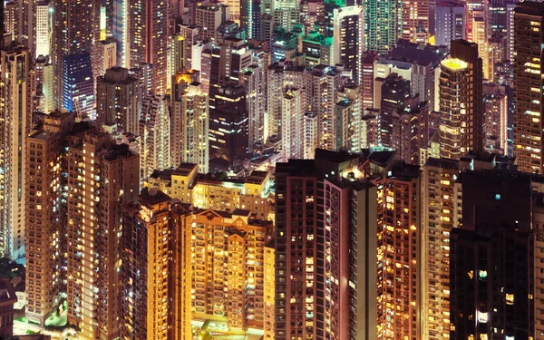 Hong Kong skycrapers — Zdjęcie stockowe