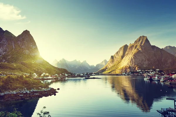 Reine Village, Lofoten-öarna, Norge — Stockfoto
