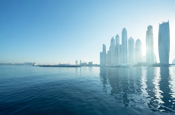 Przystań w Dubaju, Zjednoczone Emiraty Arabskie — Zdjęcie stockowe