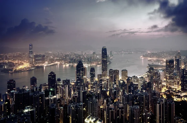 Victoria tepesinden Hong Kong.