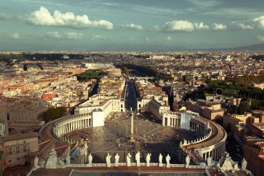 Saint Peter's Meydanı'Vatikan, Roma, İtalya