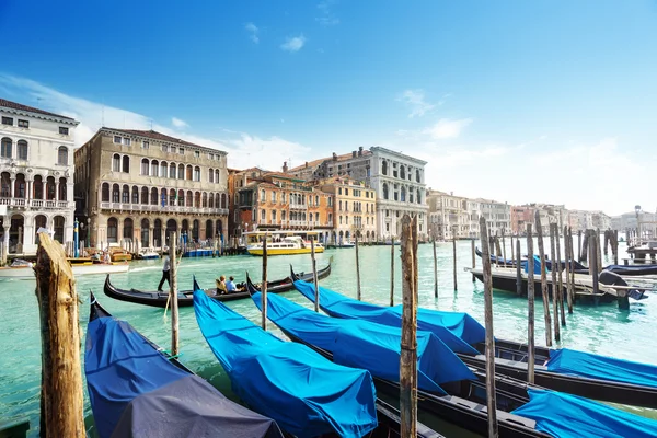 Gondolas in Venice, Italy. — Stock Photo, Image