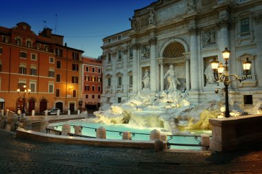 Trevi fountain, Rome clipart