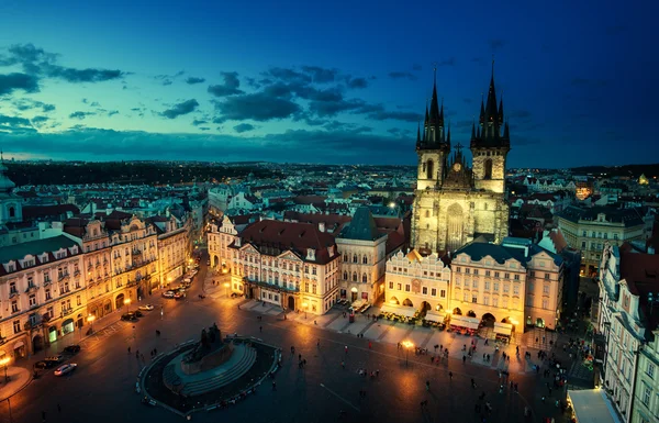 Plaza de la Ciudad Vieja en Praga, República Checa —  Fotos de Stock