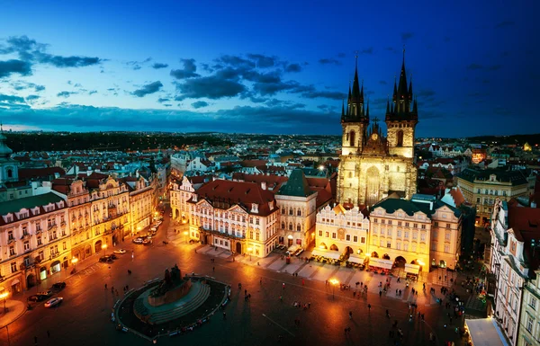 Πλατεία Παλιάς Πόλης στην Πράγα, Τσεχία — Φωτογραφία Αρχείου