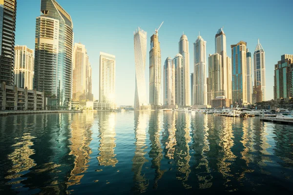 Dubai marina, Spojené arabské emiráty — Stock fotografie