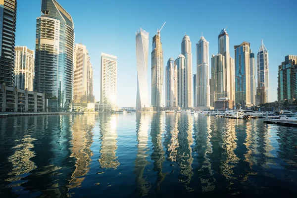 Dubai jachthaven, Verenigde Arabische Emiraten — Stockfoto