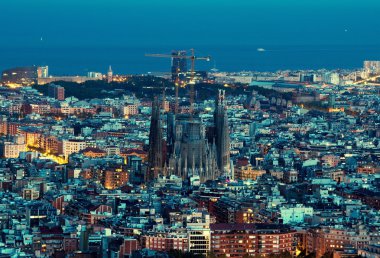 Barselona manzarası, İspanya