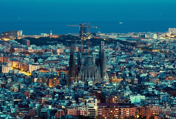 Barcelona skyline, España —  Fotos de Stock