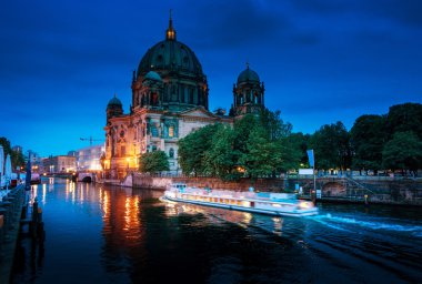 Berlin Cathedral Spree Nehri, Berlin, Ger gezi teknesi ile