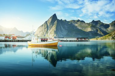 gün batımı - Reine, Lofoten Adaları, Norveç