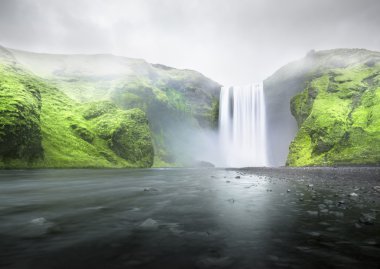 skogafoss şelale, İzlanda