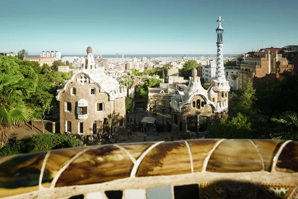 Park Guell, Barcelona, Španělsko — Stock fotografie