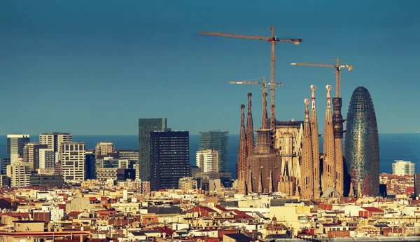 Barcelona skyline, España — Foto de Stock