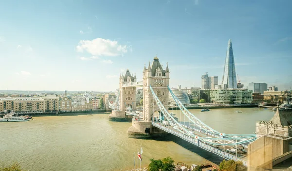 Γέφυρα Tower Στο Λονδίνο Ηνωμένο Βασίλειο — Φωτογραφία Αρχείου