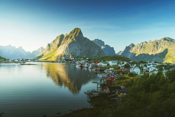 Reine Village Lofoten Öarna Norge — Stockfoto