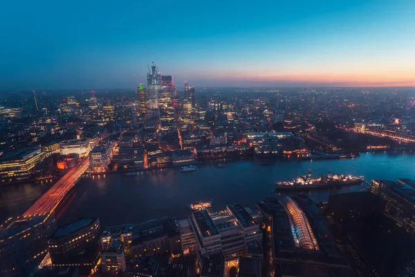 London City Area Skyline Stok Foto Bebas Royalti