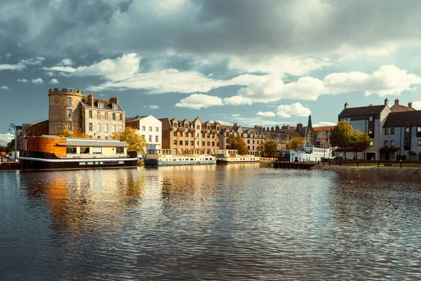 Old Leith Docks Edynburg Szkocja Wielka Brytania — Zdjęcie stockowe