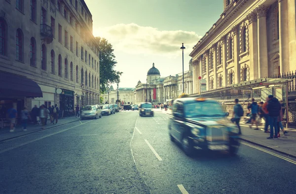 Streets London Sunset Time — Stock Photo, Image