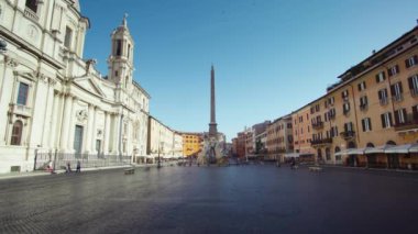 Roma 'daki Navona Meydanı. İtalya