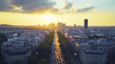 Paris manzarası Zafer Kemeri, Fransa