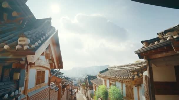 韓国ソウルのブチョン韓屋村 — ストック動画