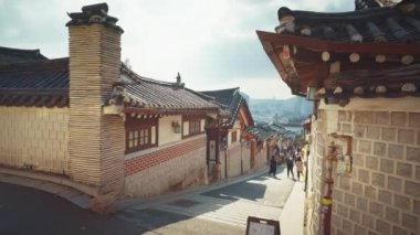 Güney Kore, Seul 'deki Bukchon Hanok Köyü