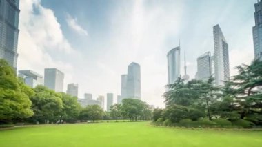 Hiper hata, Lujiazui finans merkezine park etmek, Şangay, Çin