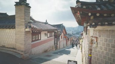 Güney Kore, Seul 'deki Bukchon Hanok Köyü