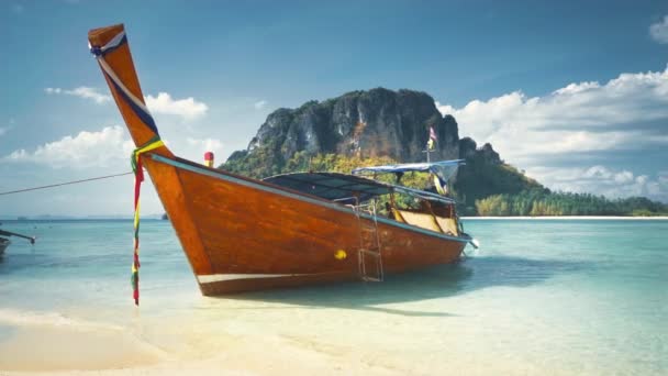 Insel Poda Krabi Thailand — Stockvideo