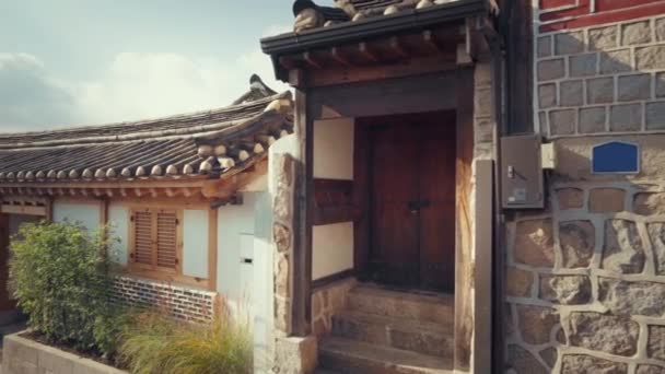 韓国ソウルのブチョン韓屋村 — ストック動画