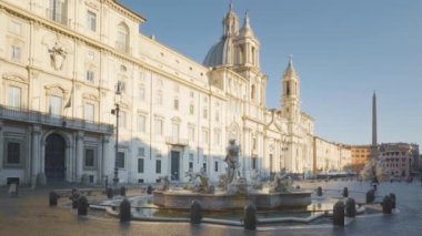 Roma 'daki Navona Meydanı. İtalya