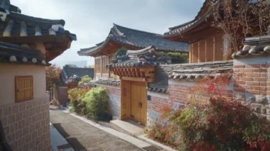 Güney Kore, Seul 'deki Bukchon Hanok Köyü