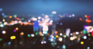 Bulanık ışıklardan keskin ışıklara, Victoria, Hong Kong zirvesine.