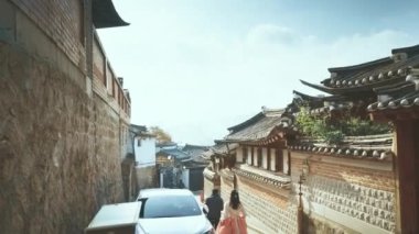 Güney Kore, Seul 'deki Bukchon Hanok Köyü