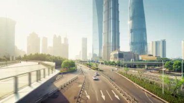Hiper hata, Şangay yolu Lujiazui finans merkezi, Çin
