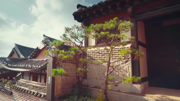 Bukchon Hanok falu Szöulban, Dél-Korea — Stock videók